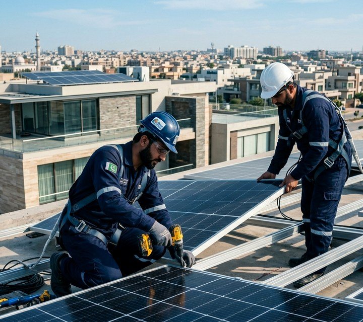 Solar Rooftop Installation